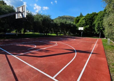 realizzazione campo da basket - finito